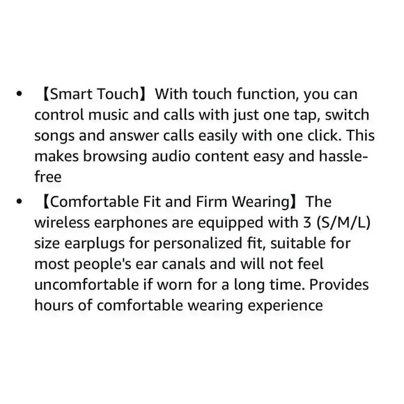 Wireless Earbuds Bluetooth Headphones Ear Buds‎ LED Power Display Charging Case - Picture 11 of 12